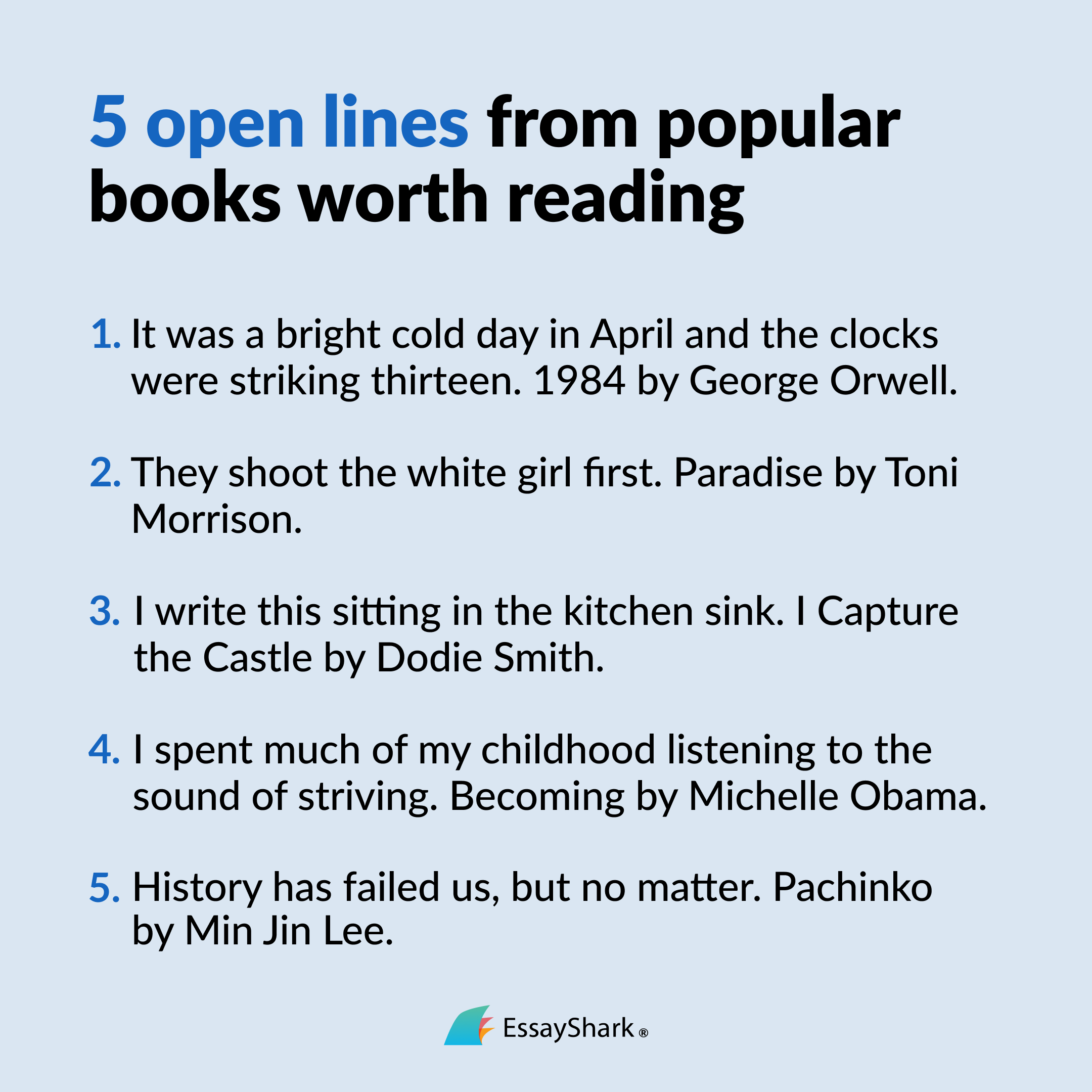 5 Opening Lines from Popular Books Worth Reading